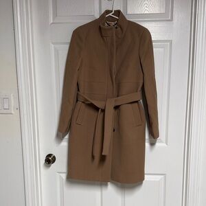 J. Crew Camel Belted Trench Coat
